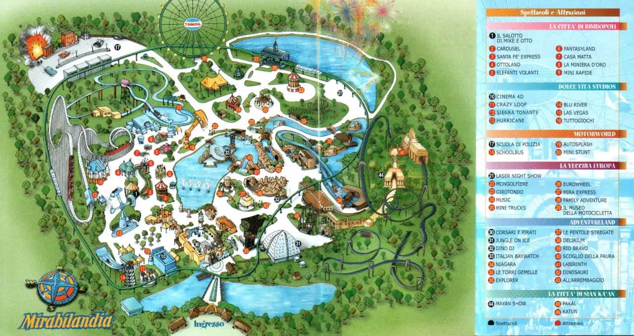 Mirabilandia: mappa, attrazioni e consigli per la tua visita perfetta